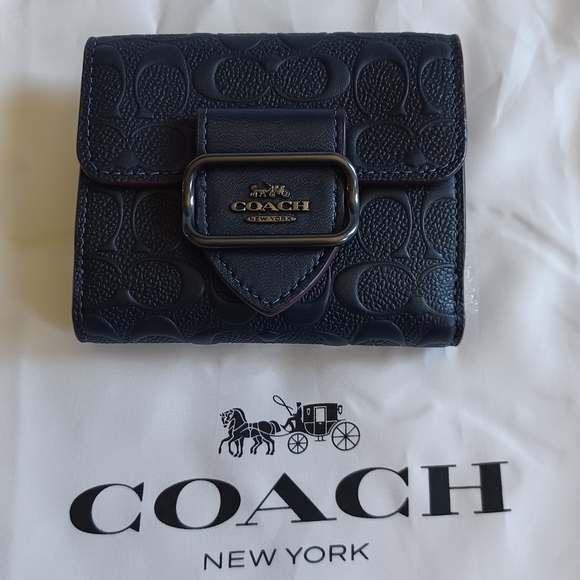 Coach HTF Morgan Top Handle & Wallet in Signature Monogram Leather - Picture 4 of 17